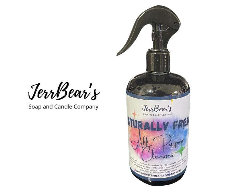 JerrBear's Naturally Fresh All-Purpose Cleaner for Home Cleaning  Scented Household