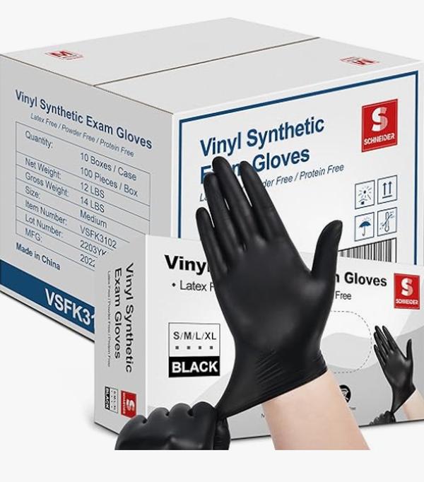 Disposable Latex-Free Plastic Gloves for Cooking & Cleaning