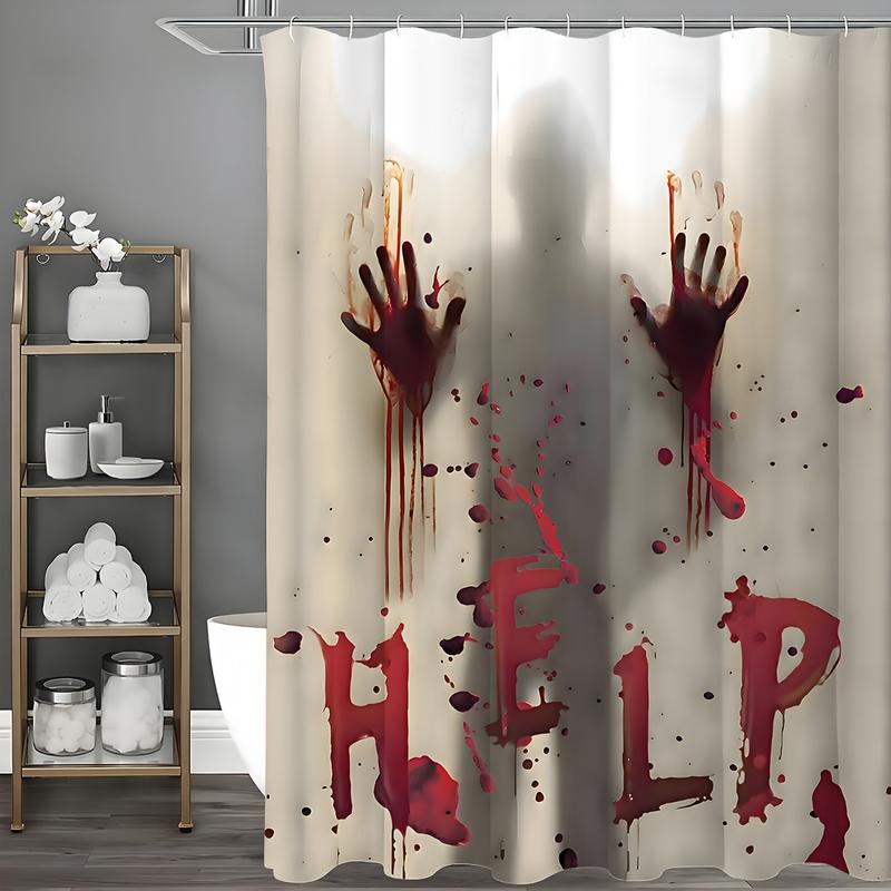 Shower Curtain 180x180cm 200x180cm - Variety of Designs, Including Halloween & Christmas Themes - Waterproof, Easy-to-Clean Bathroom Curtains - Festive and Regular Patterns Available