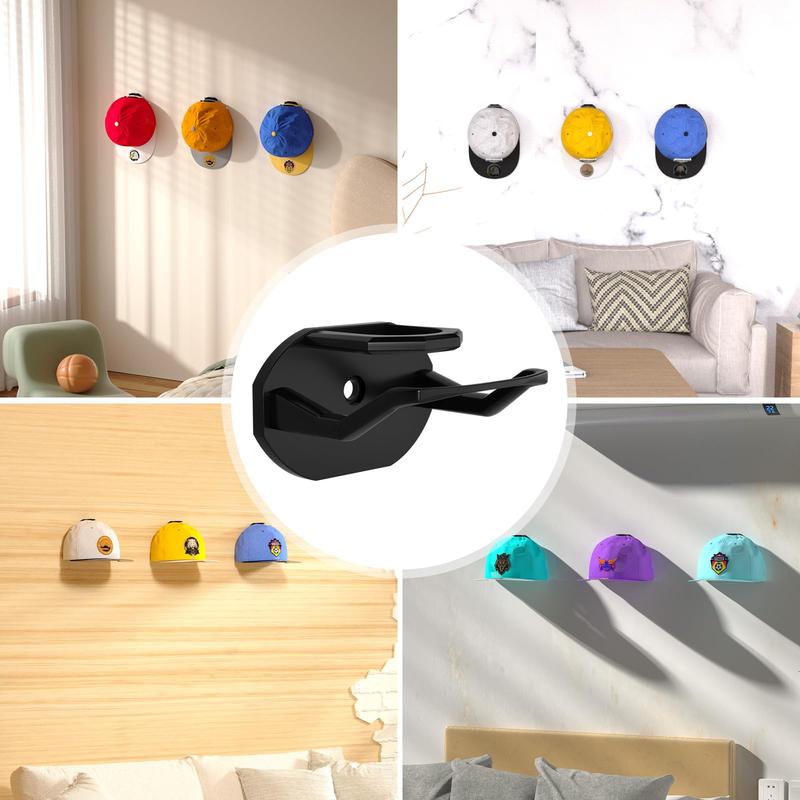 22 Pack Adhesive Hat Hooks for Wall, Super Strong Hat Rack for Baseball Caps, Minimalist Hat Organizer Display for Home Decor, Hat Hangers Holder for Wall, Door, Closet, No Drilling Hangable