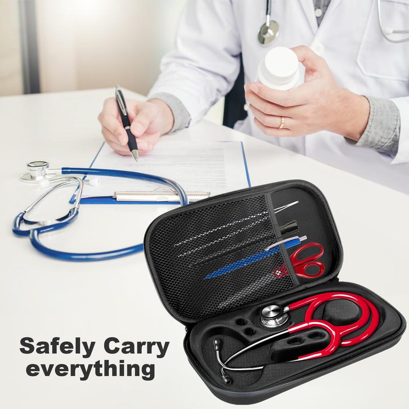 Carrying Stethoscope Case Shockproof Bag Travel Portable Carrying Case Heavy-Duty Storage Bag Lightweight Case for Nurses Doctors Organiser