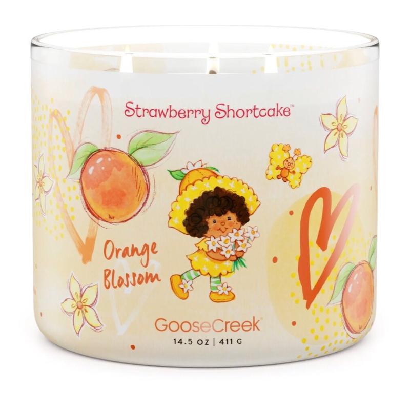 Goose Creek Strawberry Shortcake 3-Wick Candles for Décor and Ornaments Scent