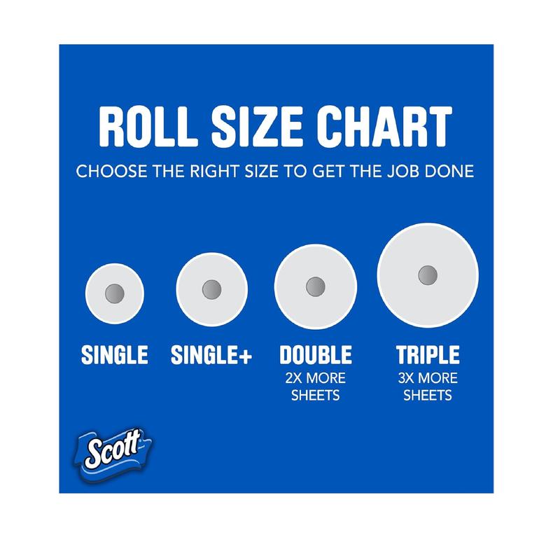 Scott Paper Towels,6 Double Rolls = 12 Regular Rolls (100 Sheets Per Roll)