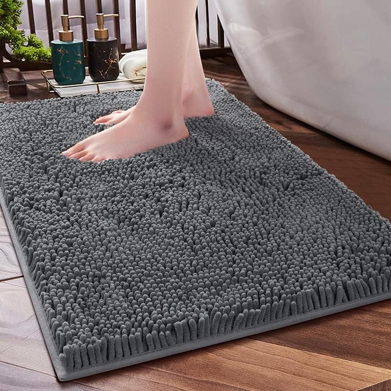 SONORO KATE Cozy Bathroom Mat Non-Slip Thick Door Carpet for Bathroom Bedroom Balcony Living Room Home Decoration,Water Absorbent