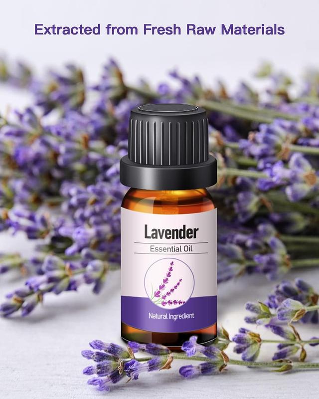 Lavender Essential Oil and Natural for Facial Steamer Home Diffuser Aromatherapy Making Candle Perfume 10ml (1 3oz)