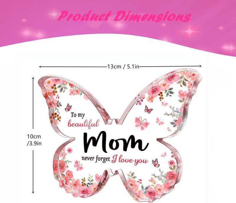 Mothers Day Gifts Butterfly Shaped Acrylic Keepsake