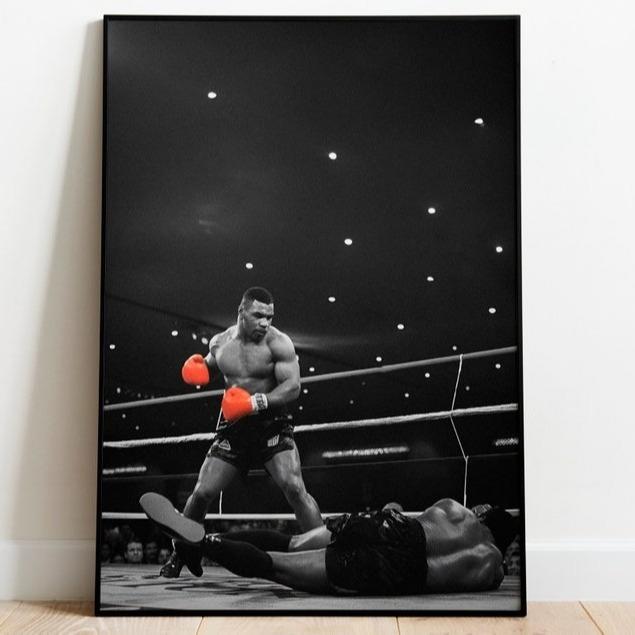 Boxing Wall Art, Mike Tyson Poster, Winner Mentality Print, Boxing Wall Art, Gift Idea