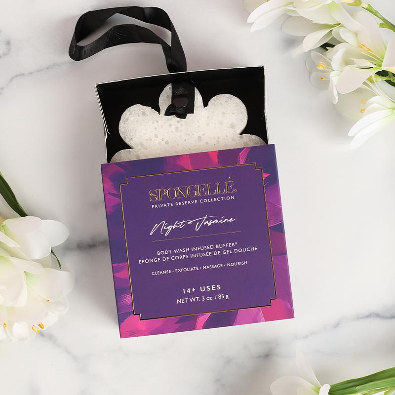 Night Jasmine | Gift Boxed Flower Bath Sponge