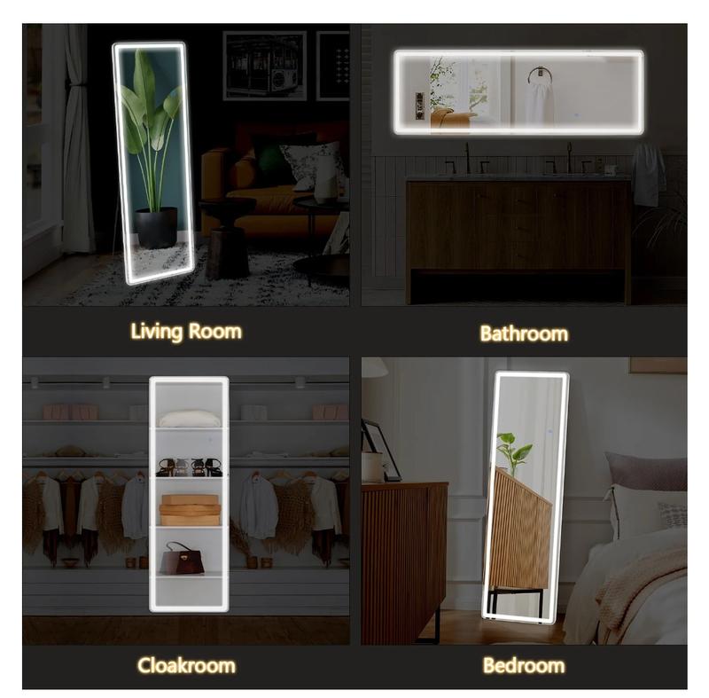 Full Length Mirror with LED Lights, 64