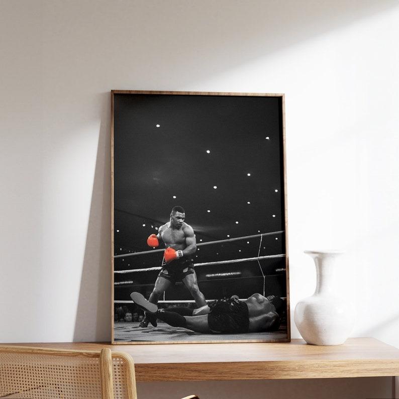 Boxing Wall Art, Mike Tyson Poster, Winner Mentality Print, Boxing Wall Art, Gift Idea