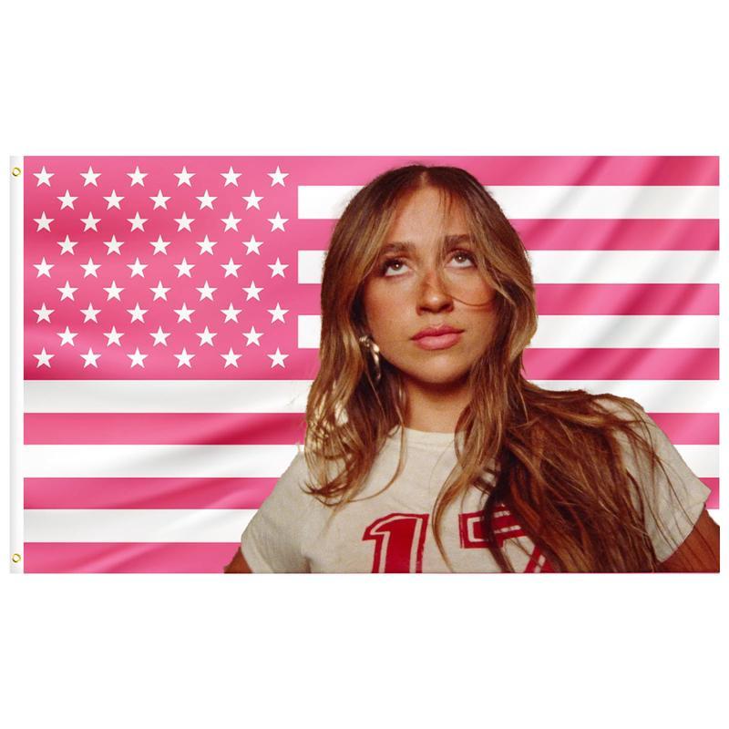 Tate Mcrae Pink America Flag, 3x5 feet Flag, Home Décor, Gifts for Fans