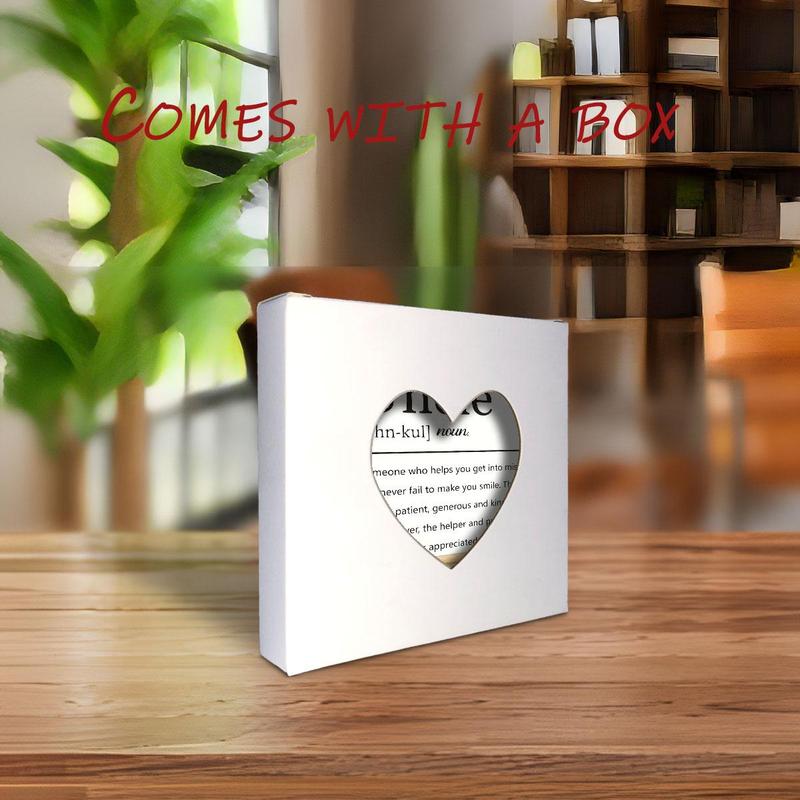 Gift for Uncle, Acrylic Desktop Ornament, Creative Letter Pattern Desktop Decoration, Desk Decorations for Home Office