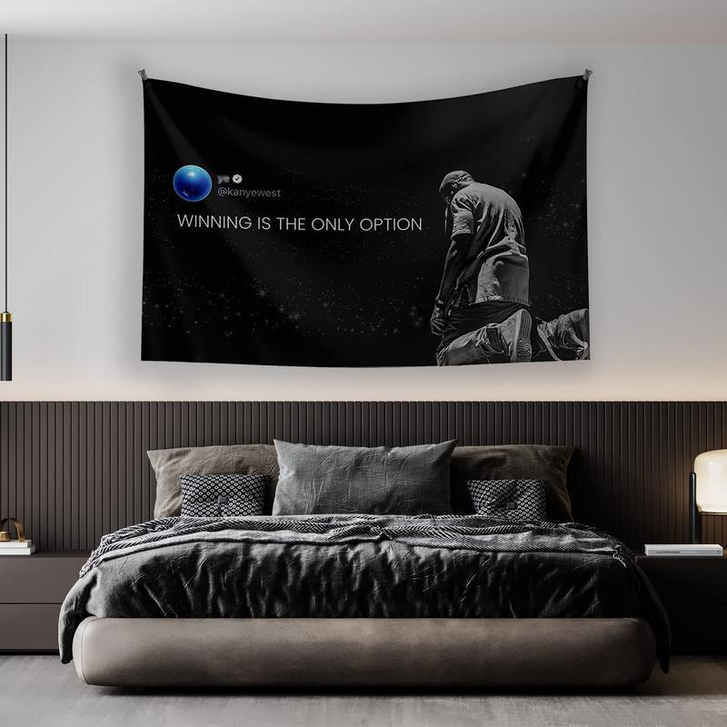 Kanye Flag Banner Winning Is The Only banner Option Tapestry 3x5 Ft Decor