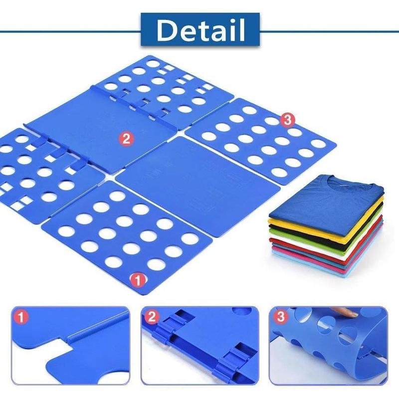 Clothes Folder T Shirt Folding Board Plastic Shirt Folder Board Easy and Fast for  and Adult to Fold