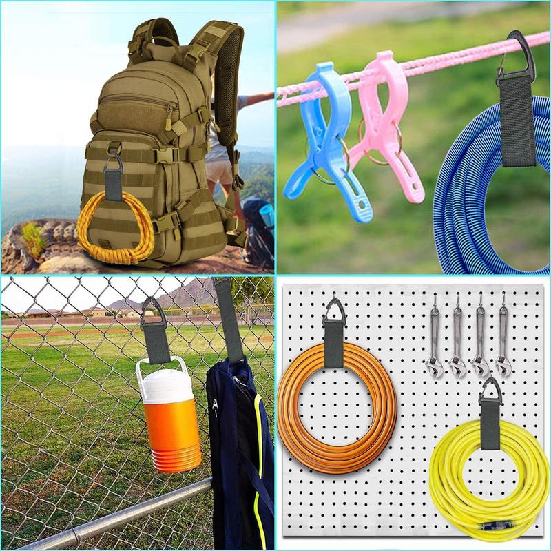 Extension Cord Organizer, Cable Storage Strap with Triangle Buckle for Hanging, Home Organizers, Happy Christmas Hangable Hangers