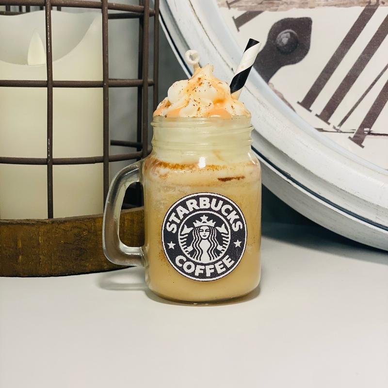 Caramel frappe Candles caramel & coffee  Scented Aroma Decor Cozy Ornaments