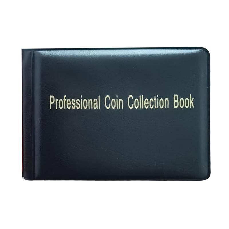 Professional Coin Collection Book, Coin Storage Organizer, 60-pocket Coin Collection Bag, Coin Collection Book for Coin Collectors