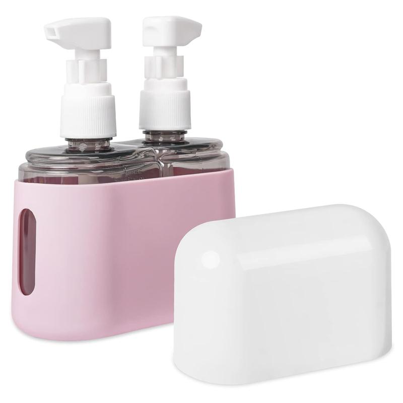 Travel bottles for Toiletries, TSA Approved Travel Containers, Refillable, Portable, Spray Bottles and Pump Bottles with Labels for , Perfumes and  (Pink)