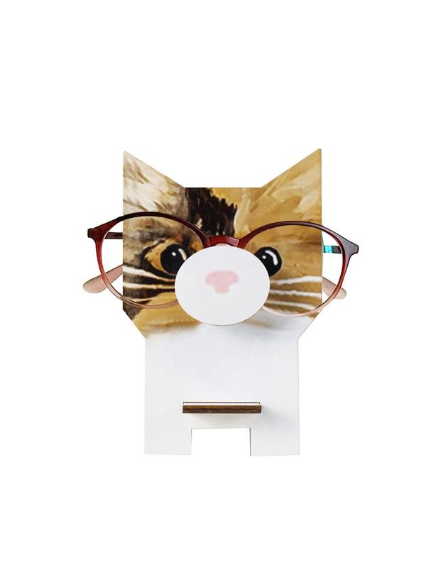 Wooden Cartoon Animal Design Eyeglasses Holder, Decorative Eyeglasses Display Stand for Home, Novelty Eyeglasses Organiser Racks, Cute Accessories As Gift,  Bedroom Decor