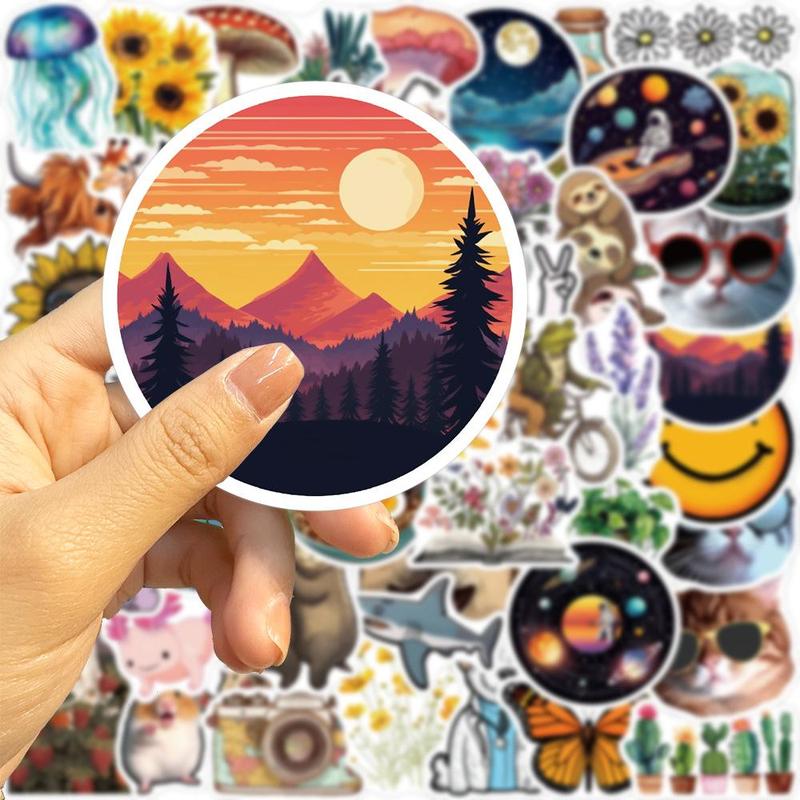 Original Series Graffiti Sticker, 50pcs set Waterproof Self-adhesive Decorative Stickers, Creative Naughty Stickers For DIY Water Bottles & Notebooks & Laptops, Kids Toys, School Supplies