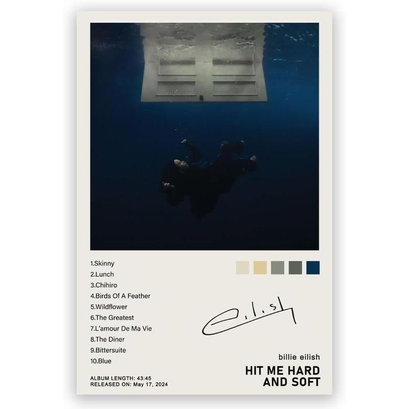 Hit Me Hard Ana Soft Albums Poster Eilishs Unframe