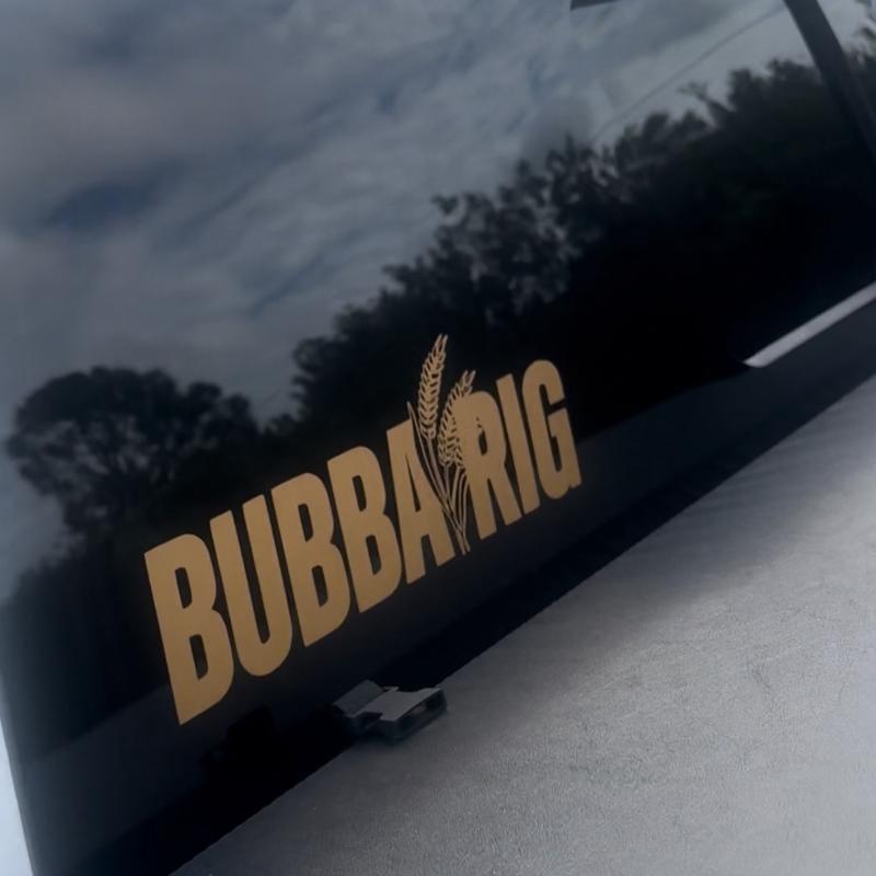 BubbaRig Decal 14x4.5 - High-Quality, Durable Adhesive Backing   Stickers