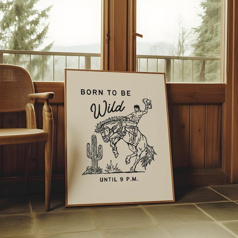 Long Live Boyhood Poster Western art boy nursery art nursery art boys room art, gift for son, cowboy art, minimal art