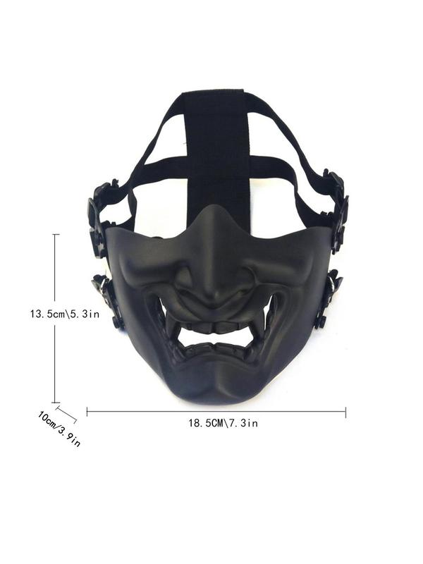 Unisex Half Face Mask, Adjustable Cosplay Outdoor Cycling Face Mask, Holiday Clothes Accessories for Men & Women