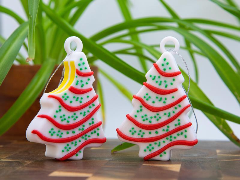 Christmas Tree Cake Ornaments - Little Debbie Decor Decoration