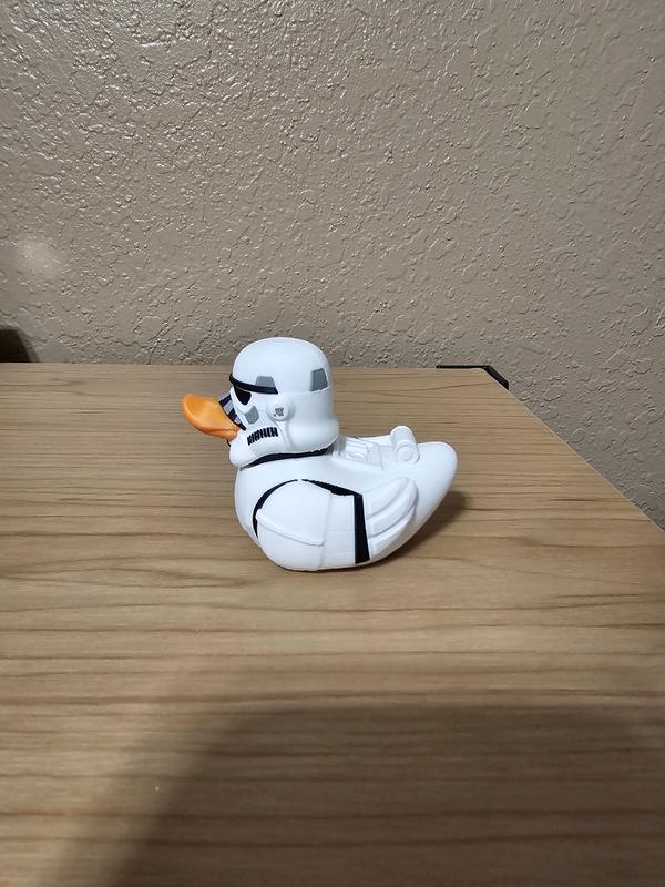 3D Printed Stormtrooper Figurine for Duck Collectors and More - Quirky Home Decor Multicolor Ornaments