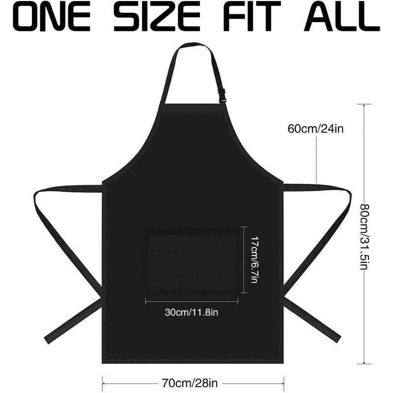 Funny Aprons for Men - The Grill Master, The Man The Myth The Legend - Cooking Grilling BBQ Chef Apron for a Husband, Dad Gifts,  Oil Proof Black Apron with 2 Pockets