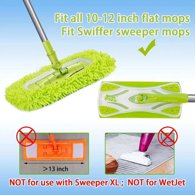 Reusable Dry Sweeping Cloths Microfiber Wet Mop Pads Compatible with Swiffer Sweeper Mop Replacement Sweeping Mopping pad Refills for Hardwood Surface Floor Cleaning, Home Clean Mop Set