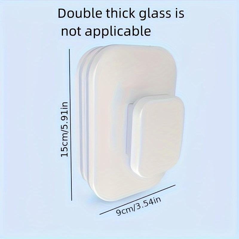 Magnetic Double-Sided Window Cleaner - Strong Suction Glass Scraper for High Windows, Safe & Practical Household Cleaning Tool