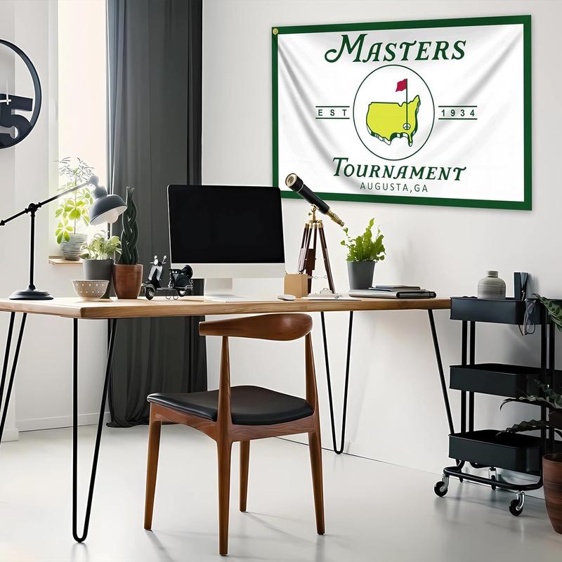 Masters Golf Flag, 3*5ft Golf Decor Flag, Vivid Color Premium College Dorm Banner, Party Indoor Banner, Party Decoration Supplies