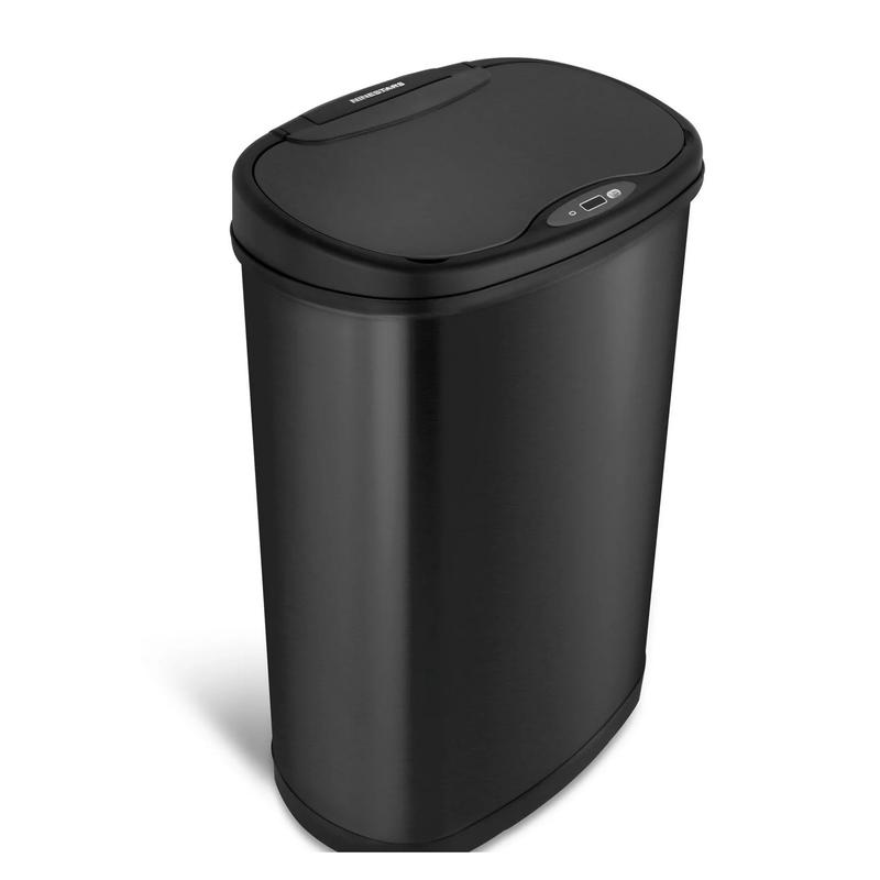 Nine Stars 13.2 Gallon Trash Can, Motion Sensor Kitchen Trash Can, Stainless Steel