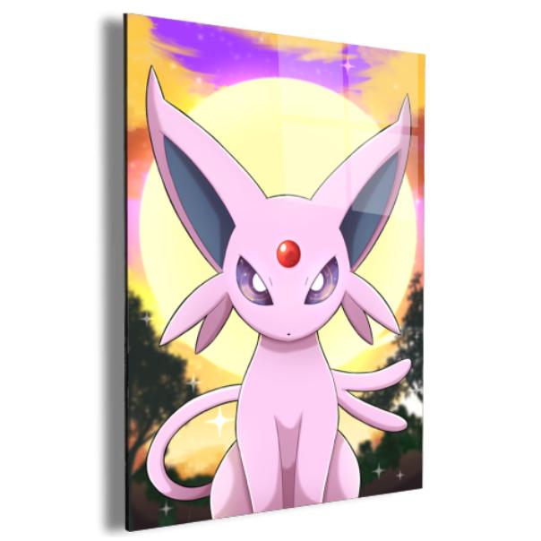 Pokemon Acrylic Canvas Plexi Glass Wall Art Poster 24x18in Decor Adventure