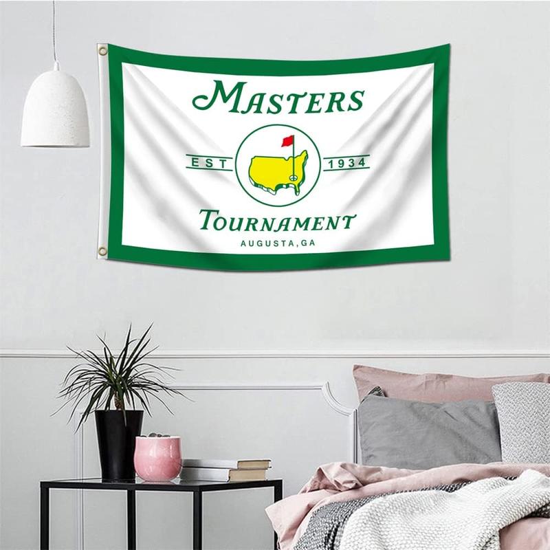 Masters Golf Flag, 3*5ft Golf Decor Flag, Vivid Color Premium College Dorm Banner, Party Indoor Banner, Party Decoration Supplies