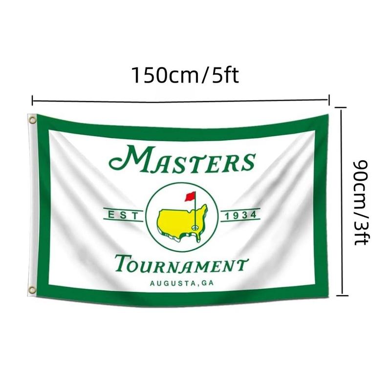 Masters Golf Flag, 3*5ft Golf Decor Flag, Vivid Color Premium College Dorm Banner, Party Indoor Banner, Party Decoration Supplies