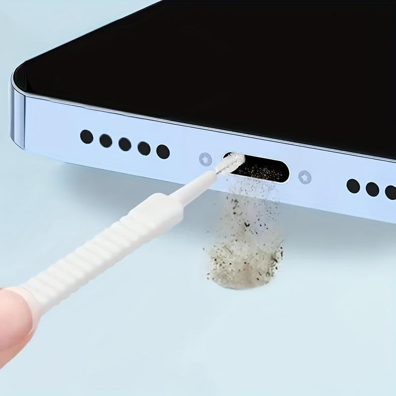 10pcs Mini Mobile Phone Cleaning Brush, Mobile Phone Charging Port Dust Plug For iPhone Port Cleaner Kit, Computer Keyboard Cleaner Tool Cleaner Brush