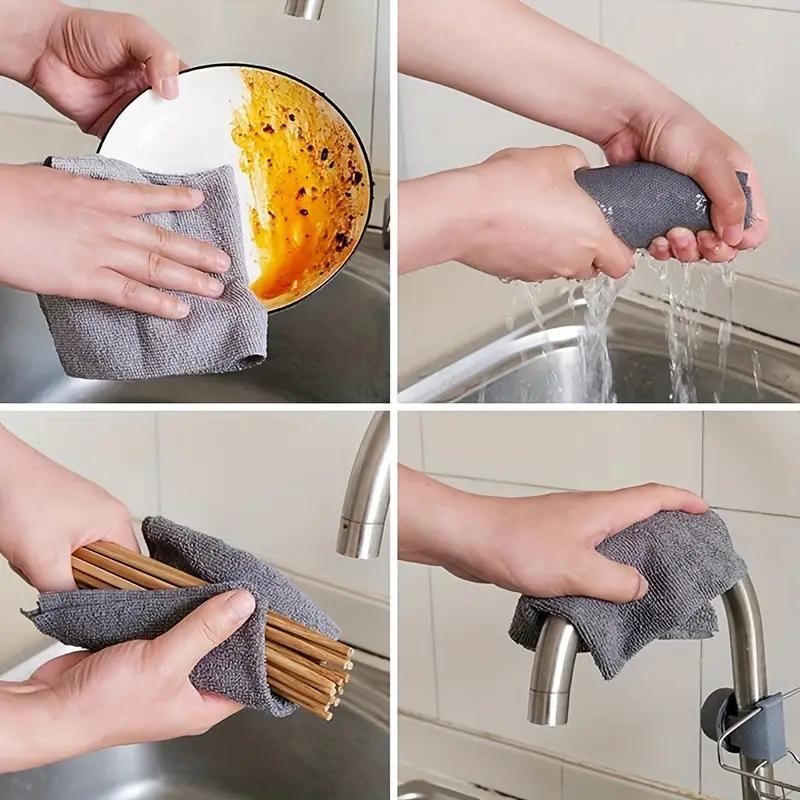 Reusable Dish Cloth, 50pcs roll Kitchen Absorbent Dish Cleaning Towel, Household Cleaning Tool for Kitchen Bathroom Dormitory Home