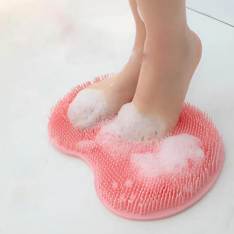 1 Count  Random Color Back Scrubber, Exfoliating Foot Scrubber, Shower Foot Scrubber Pad for Bathroom Washroom, Boyfriend Gift