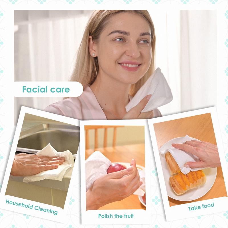 Ditoi Disposable Face Towels Facial Cloths for Sensitive Skin Household Plant