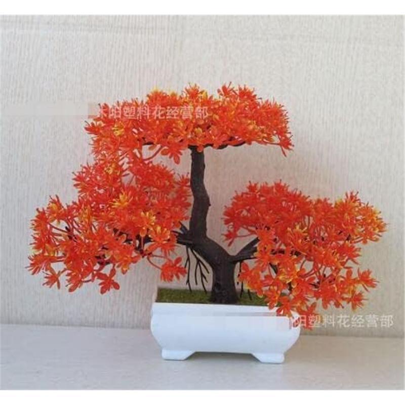 Plants in Pot Artificial Plants Plastic Planter Home Office Desk Decorations for Indoor Outdoor Decorative Flower