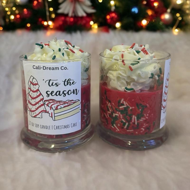 Christmas Cake Candle