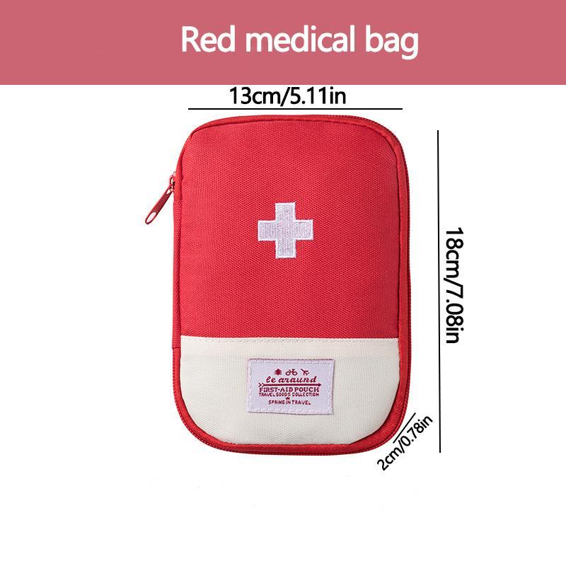 Portable Medicine Storage Bag, 1 Count Large Capacity Pill Storage Bag, Medicine Bag for Outdoor Camping Hiking, Travel Accessories