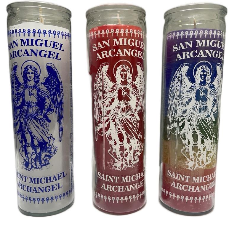 Saint Michael Archangel candle