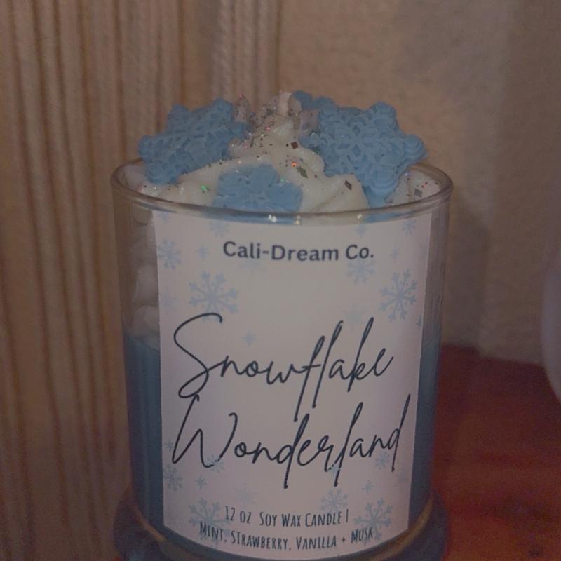 Snowflake Wonderland Whipped Candle