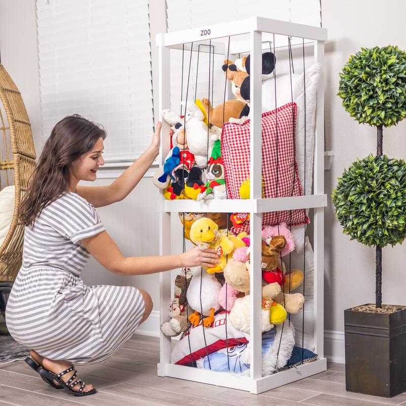 Stuffed Animal Zoo Toy Storage