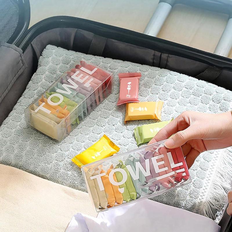 Portable Compressed Disposable Towel, 14pcs set Thickened Compression Soft Comfortable Face Towel, Travel & Home Supplies