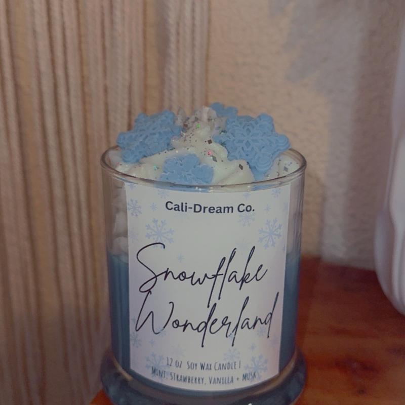 Snowflake Wonderland Whipped Candle